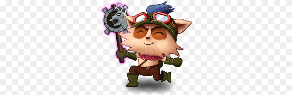 Teemo With A Needlessly Large Rod By Lolleaves Teemo Drawing Transparent, Art, Baby, Person Png Image