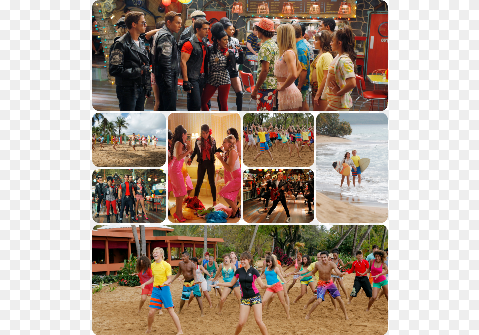 Teen Beach Movie Still Shots Teen Beach Movie Surfers, Art, Collage, Adult, Person Free Png Download