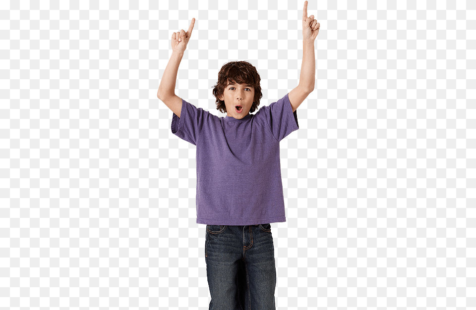 Teen Boy Transparent Clipart Boy, T-shirt, Hand, Finger, Long Sleeve Free Png