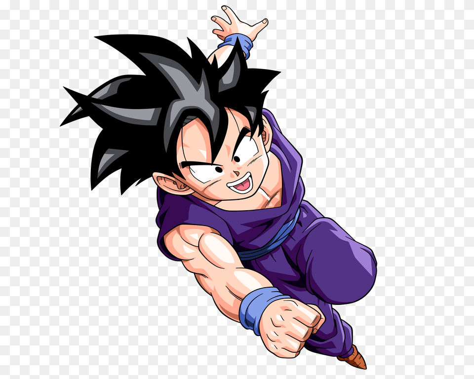 Teen Gohan Ultra Hd Wallpaper Background Image, Publication, Book, Comics, Face Free Png