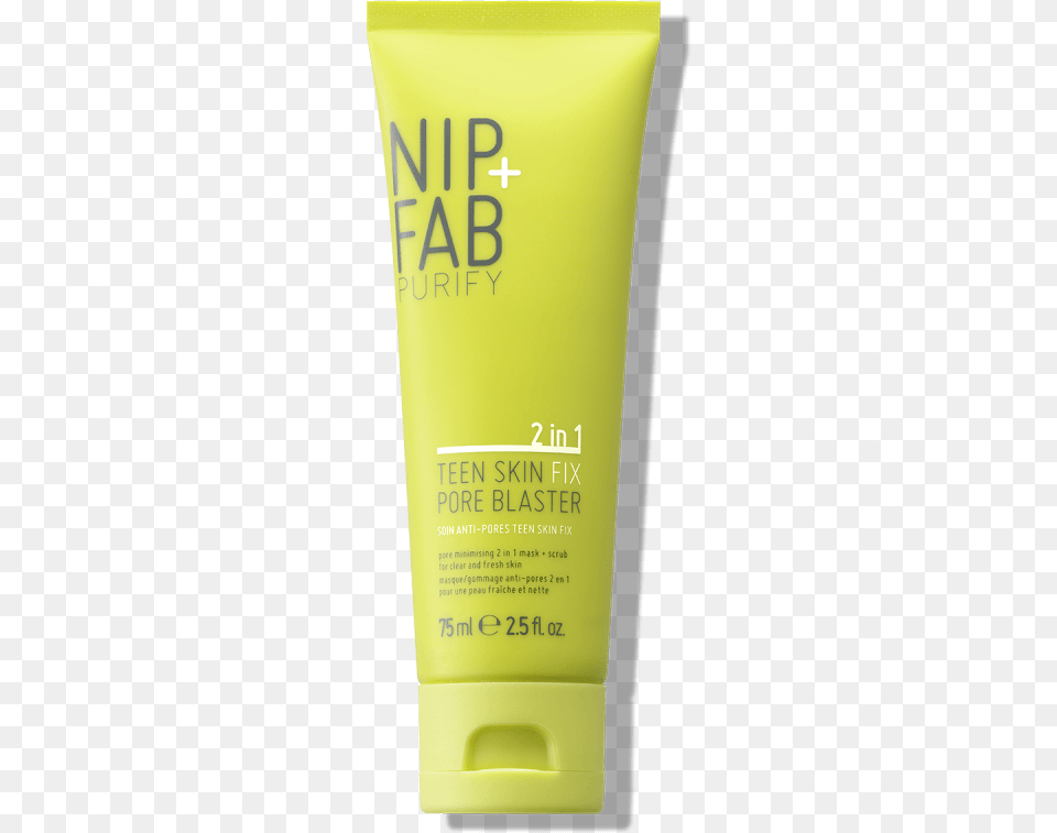 Teen Skin Pore Blaster 2 In Nipfab Teen Skin Fix Pore Blaster, Bottle, Cosmetics, Sunscreen, Tape Png Image