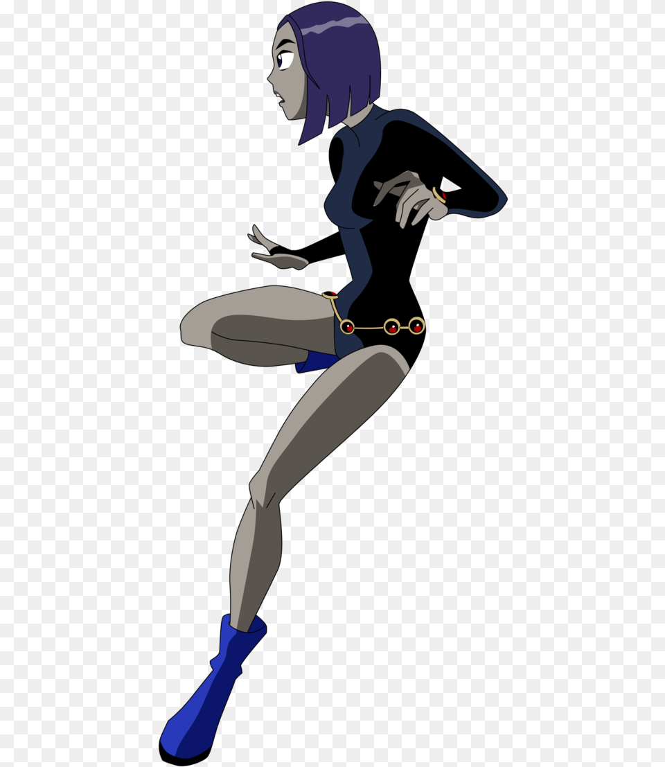 Teen Titan Raven By Https Raven Teen Titans Animated, Book, Publication, Comics, Adult Free Transparent Png