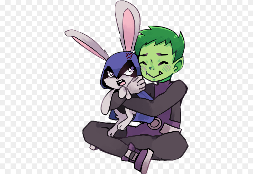 Teen Titans Beastboy And Raven, Book, Comics, Publication, Baby Free Transparent Png