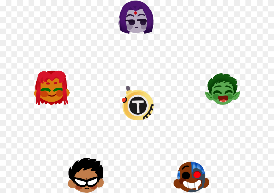 Teen Titans Emoji Stickers Available On Redbubble Here Teen Titans Go Emojis, Face, Head, Person, Baby Png Image