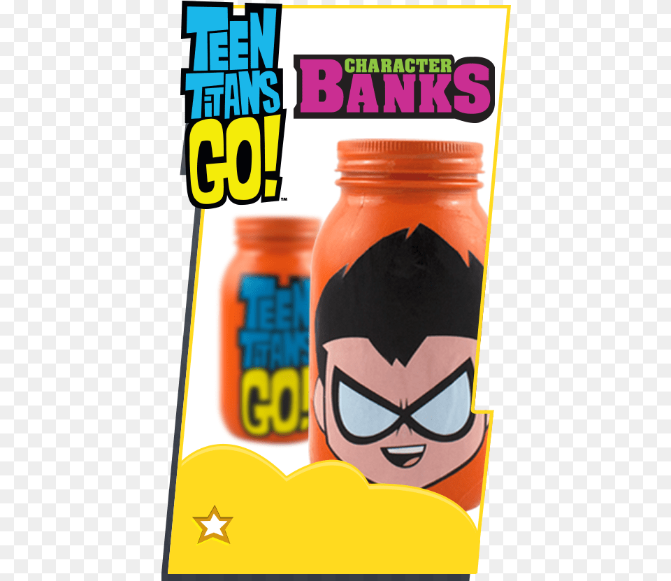 Teen Titans Go, Jar, Food, Ketchup Free Png