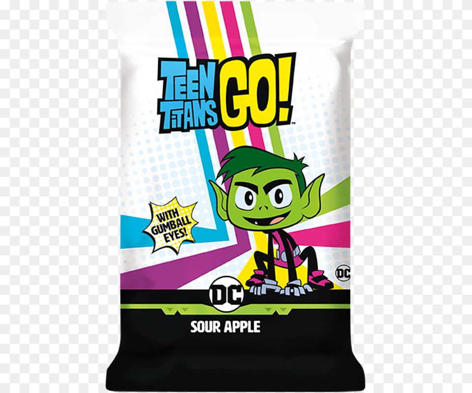 Teen Titans Go Beast Boy Face Bar Ice Cream Distributors Of Florida, Advertisement, Poster, Baby, Person Free Png Download