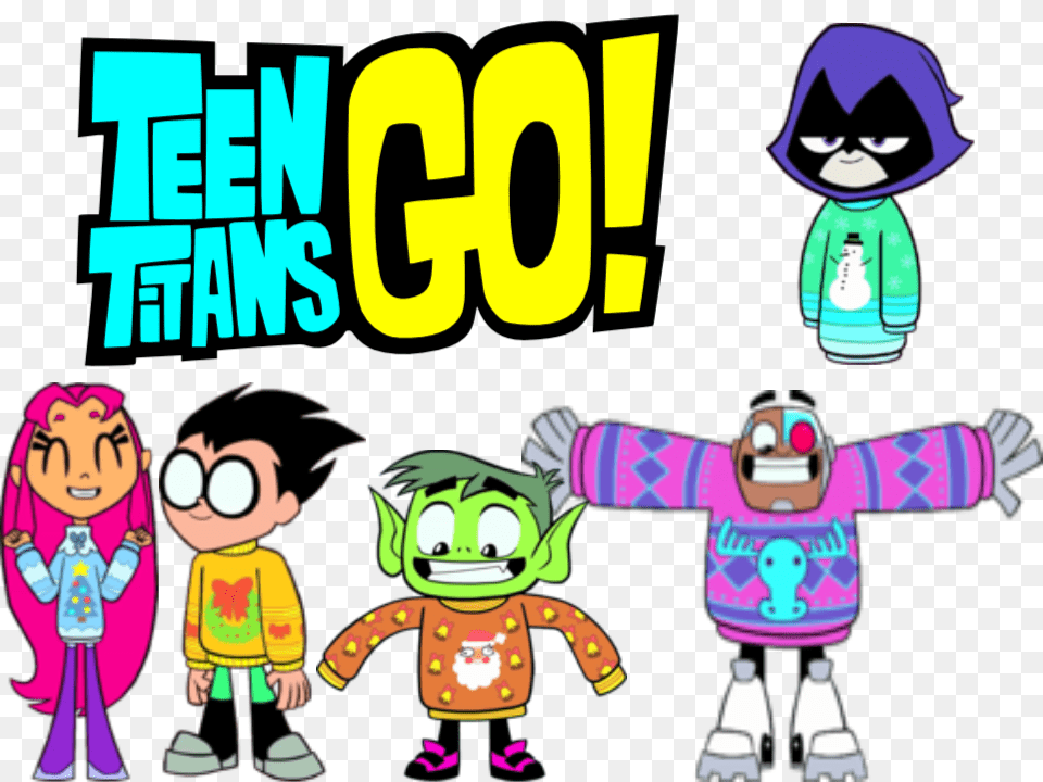 Teen Titans Go Image, Book, Comics, Person, Publication Free Transparent Png