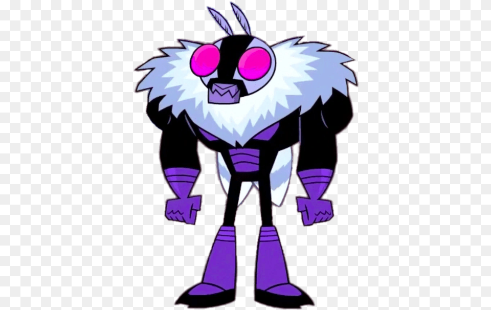 Teen Titans Go Killer Moth Angry, Purple, Book, Comics, Publication Png