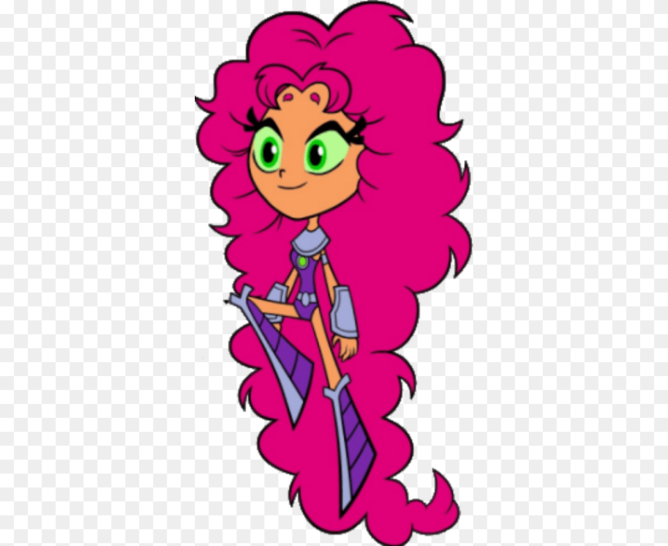 Teen Titans Go Starfire Hair, Purple, Baby, Person, Cartoon Free Transparent Png