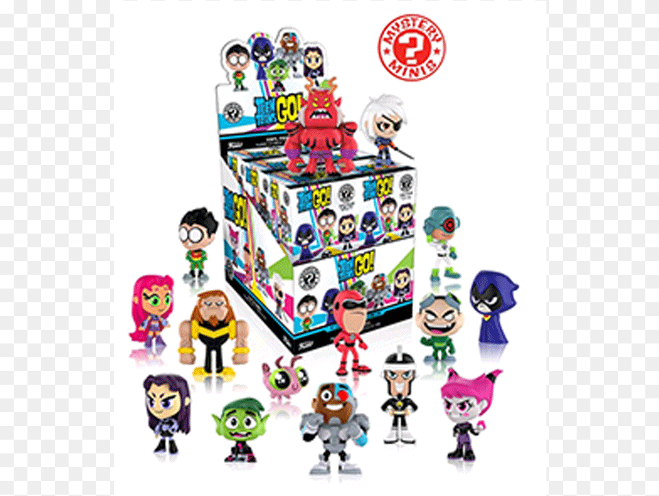 Teen Titans Go Teen Titans Go Mystery Minis, Toy, Person, Baby, Face Free Png