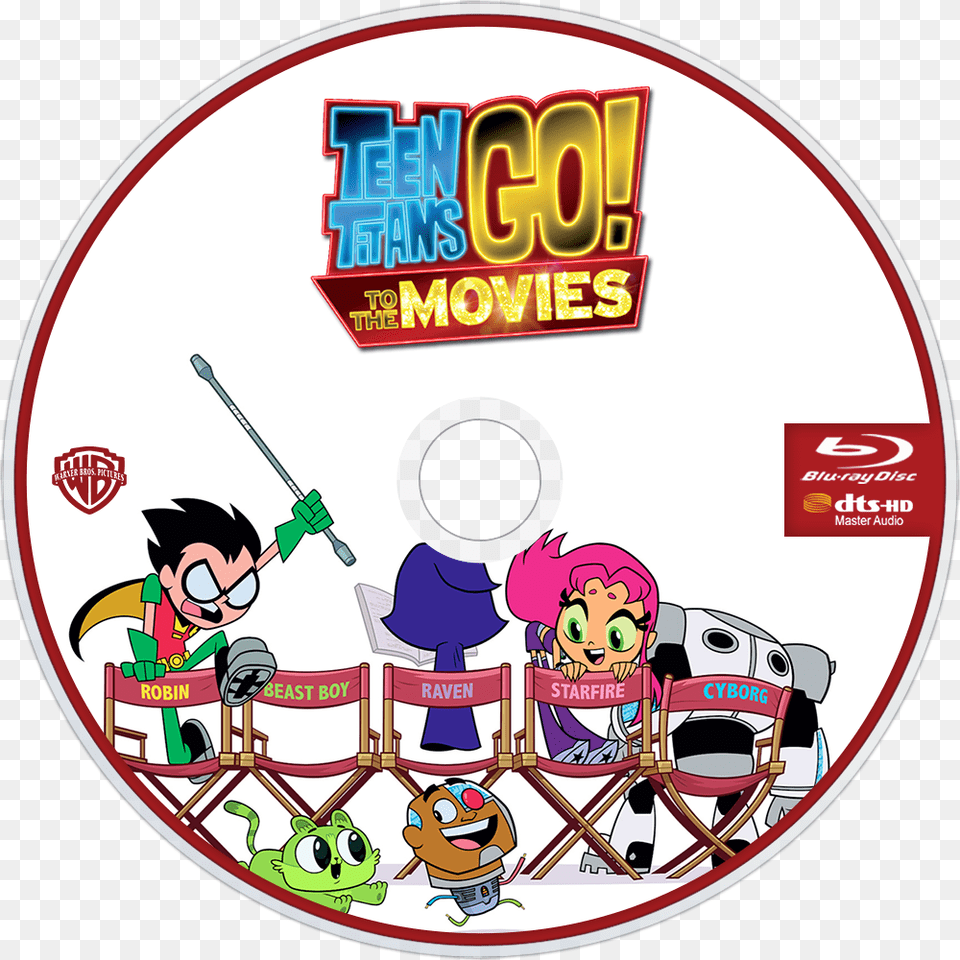 Teen Titans Go The Movie Poster, Disk, Dvd, Baby, Person Free Transparent Png
