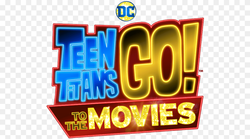 Teen Titans Go To The Movies Logo, Light, Architecture, Building, Hotel Png