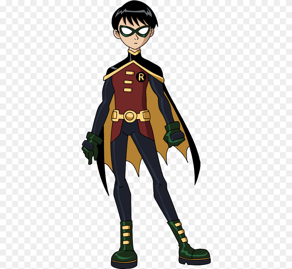Teen Titans Robin Image Transparent Library Robin Dick Grayson, Book, Cape, Clothing, Comics Free Png
