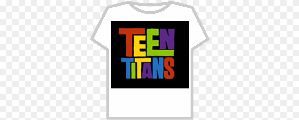 Teen Titans Roblox Teen Titans, Clothing, T-shirt, Shirt Free Png Download