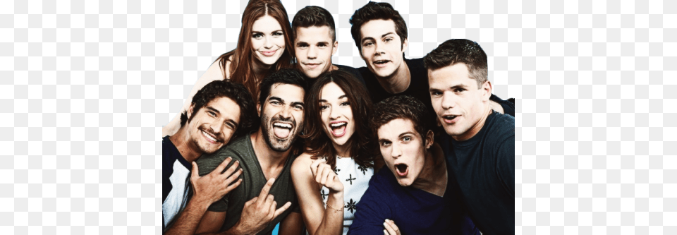Teen Wolf Image Library Stock Teen Wolf Cast, Person, Face, People, Head Free Transparent Png
