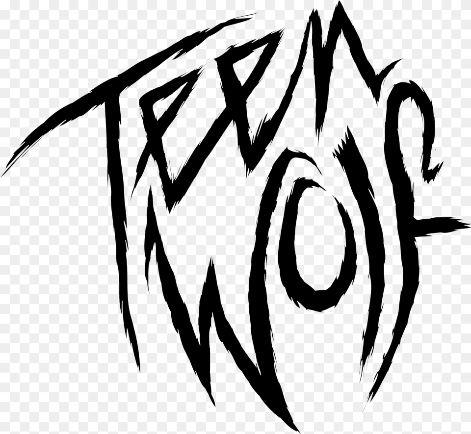 Teen Wolf Text, Gray Free Png Download