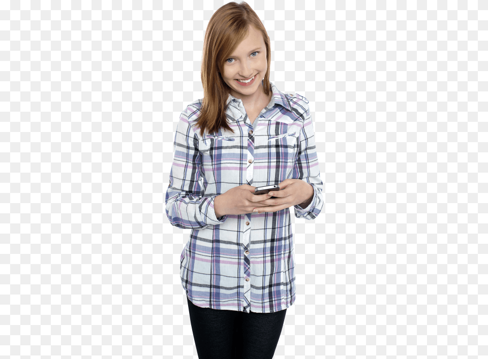 Teenage Girl Images Transparent Teenage, Long Sleeve, Blouse, Clothing, Sleeve Free Png Download