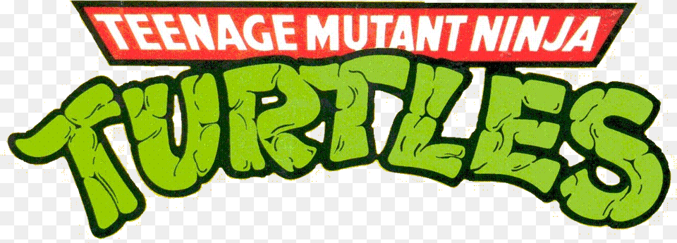 Teenage Mutant Ninja Turtles 1990 Logo, Green, Text, Art Png