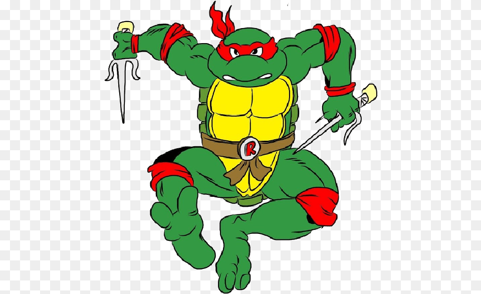 Teenage Mutant Ninja Turtles Clip Art Ninja Turtles 80s Raphael, Green, Baby, Person, Cartoon Png