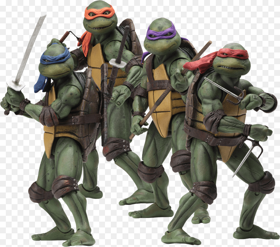 Teenage Mutant Ninja Turtles Figures, Sword, Weapon, Toy, People Free Png Download