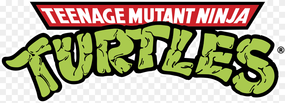 Teenage Mutant Ninja Turtles Logo Clipart, Green, Sticker, Text Free Transparent Png