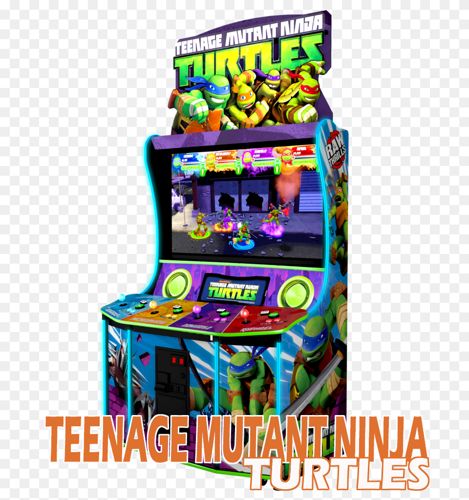Teenage Mutant Ninja Turtles Moss Distributing, Arcade Game Machine, Game, Person, Baby Png Image