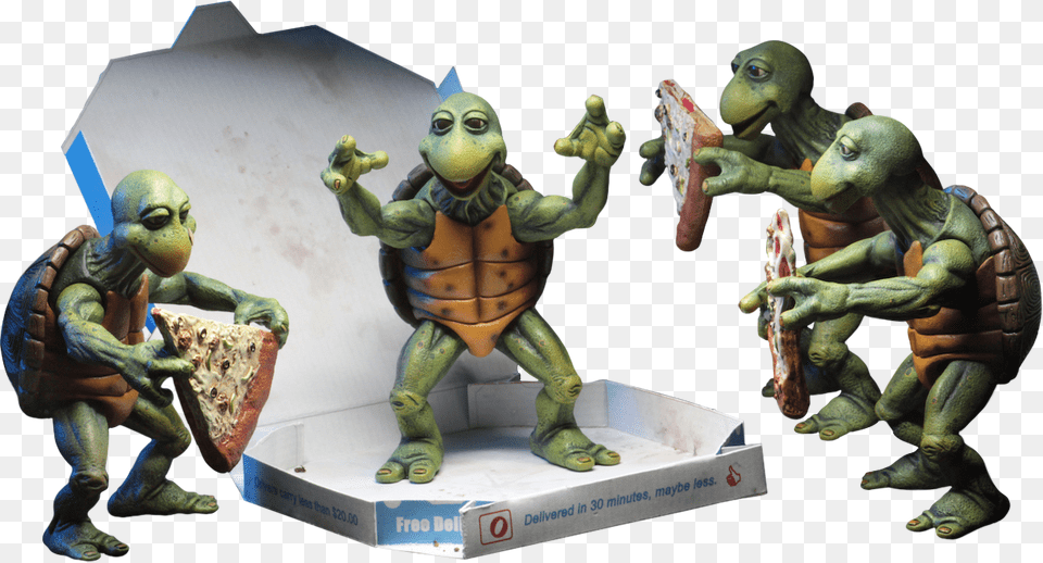Teenage Mutant Ninja Turtles Tmnt 1990 Baby Turtles, Toy, Figurine, Alien, Reptile Png