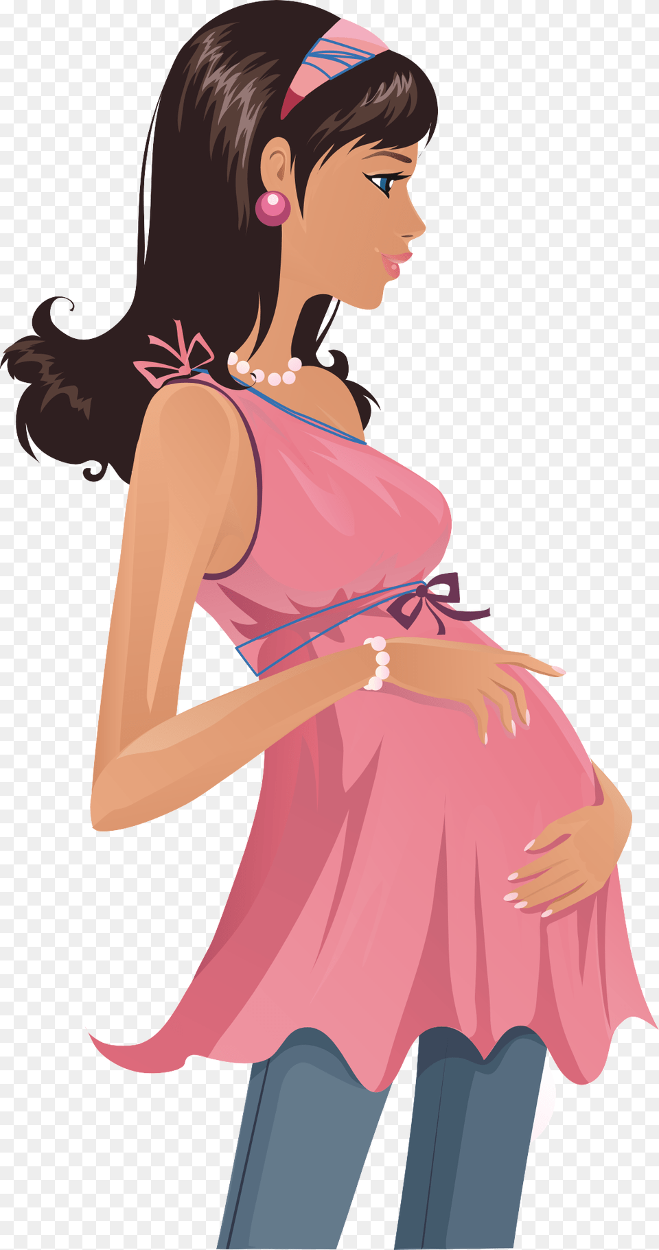 Teenage Woman Test Transprent Free Teenage Pregnancy Clipart, Adult, Clothing, Dress, Person Png Image