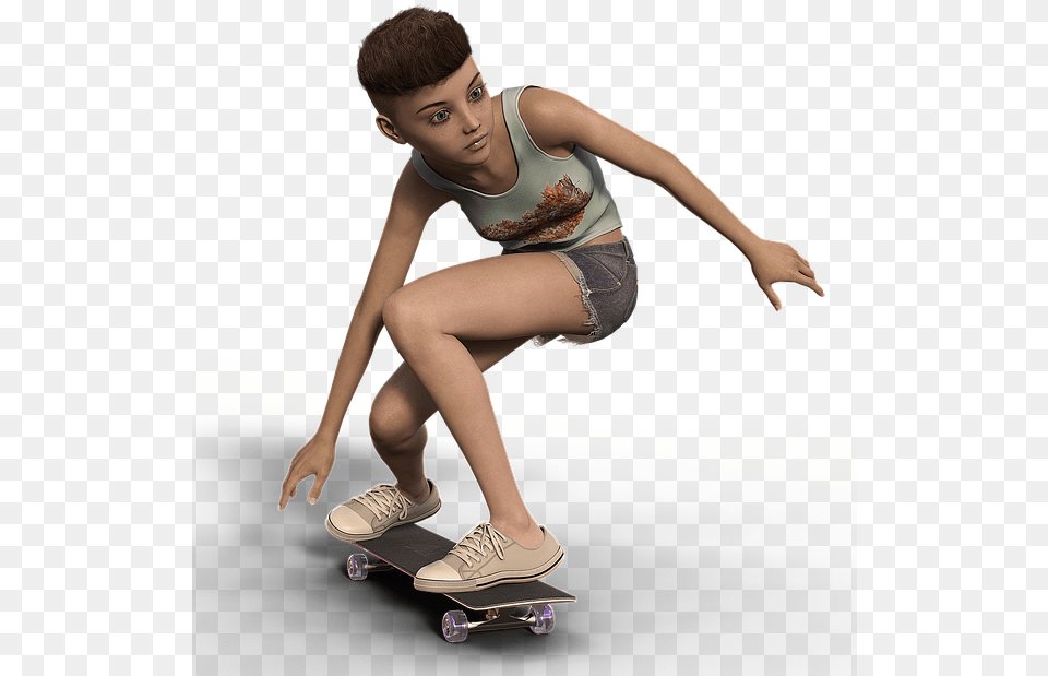 Teenager With Skateboard, Person, Clothing, Shoe, Footwear Png Image