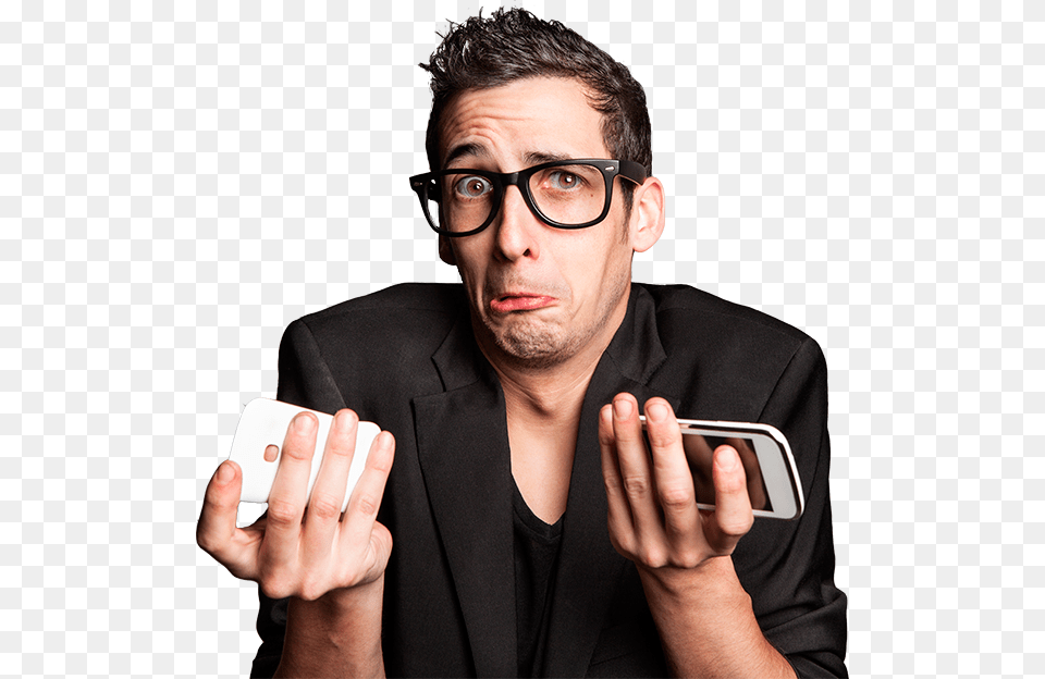 Teens Confused Phones, Accessories, Photography, Person, Head Png