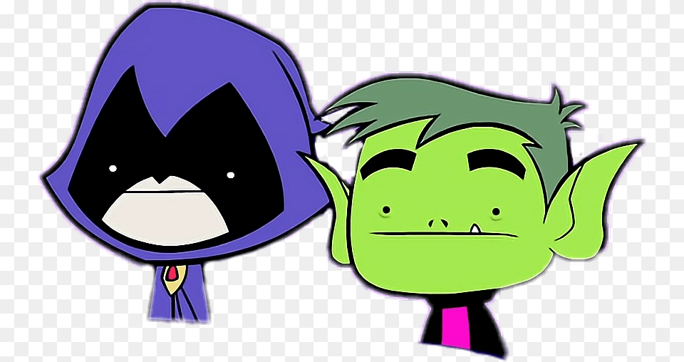 Teentitans Beastboy Raven Cartoon, Purple, Book, Comics, Publication Png Image