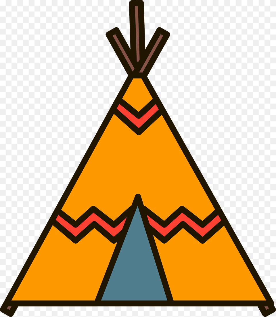 Teepee Clipart, Triangle Free Transparent Png