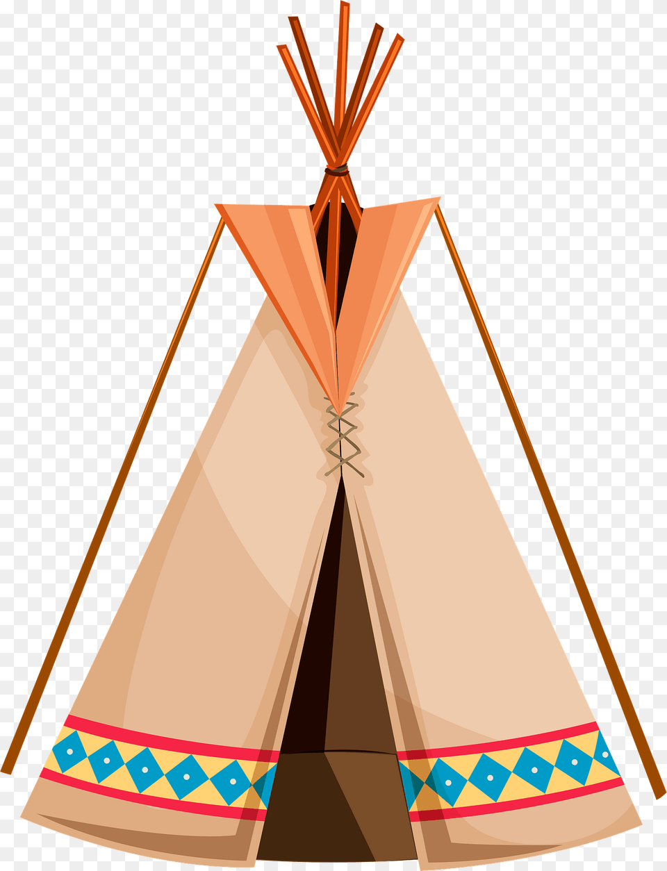 Teepee Clipart, Tent, Camping, Outdoors Free Png