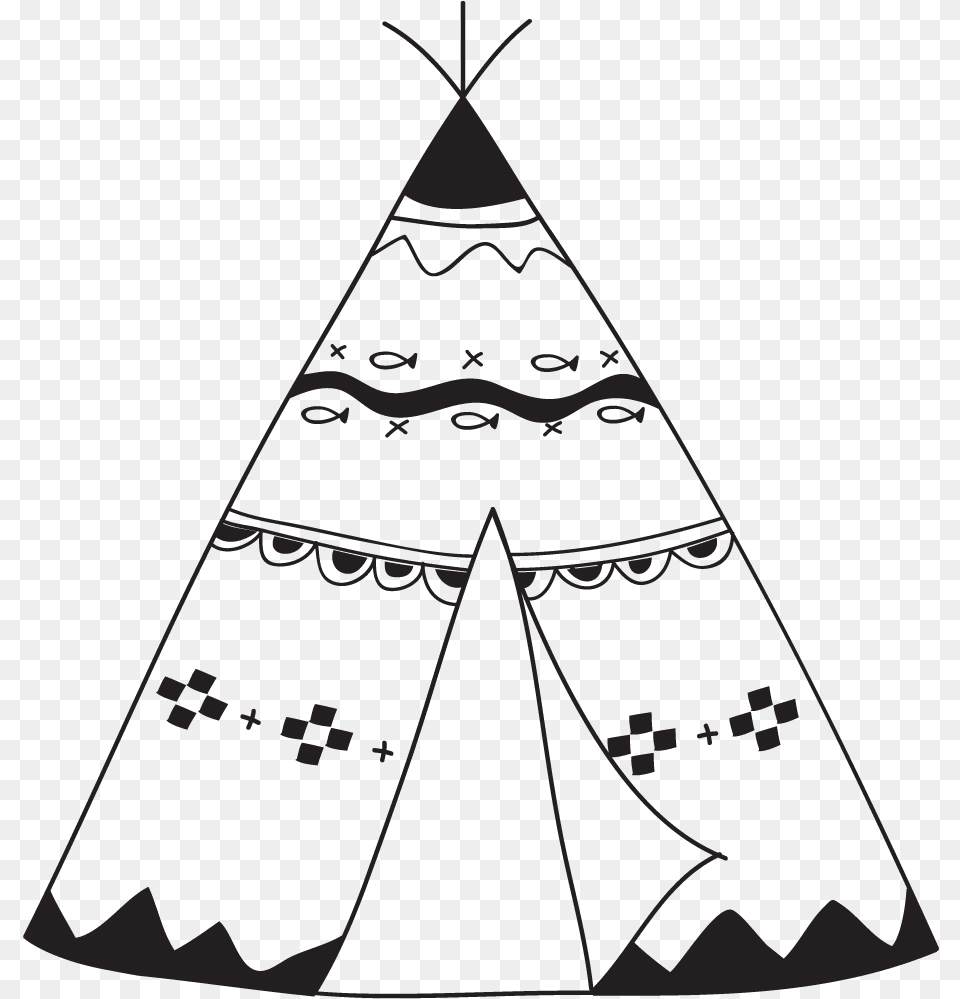 Teepee Nursery Christmas Tree, Triangle Free Png Download