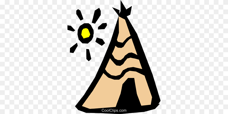 Teepee Royalty Vector Clip Art Illustration, Clothing, Hat, Lighting, Animal Free Transparent Png