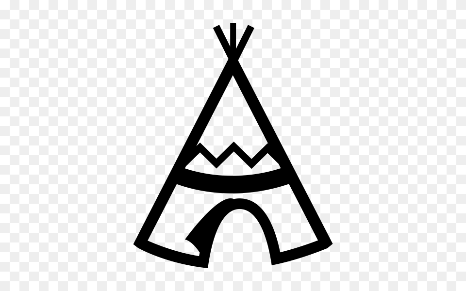 Teepee Rubber Stamp Stampmore, Gray Png