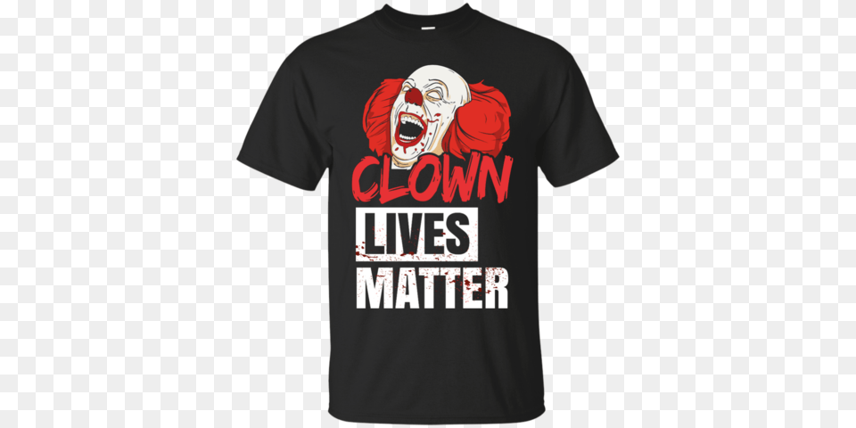 Teesdiys Clown Lives Matter Scary Clowns Shirt Teesdiys, Clothing, T-shirt, Face, Head Png