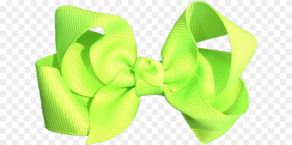 Teeth Clip Hair Bow Neon Green Ribbon Bow, Accessories, Formal Wear, Tie, Bow Tie Png
