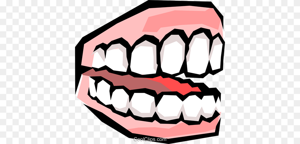 Teeth Royalty Vector Clip Art Illustration, Body Part, Mouth, Person, Ammunition Png