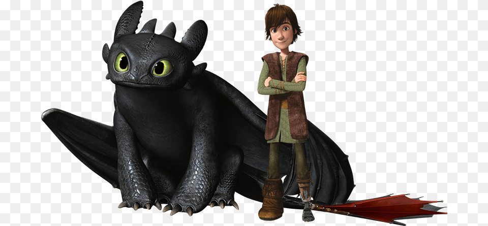 Teethless And Hiccup Young How To Train Your Dragon Toothless, Child, Female, Girl, Person Free Transparent Png