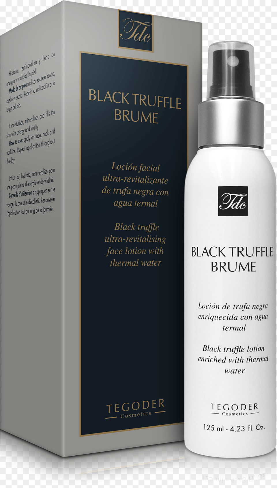 Tegoder Black Truffle Brume, Bottle, Lotion, Cosmetics, Perfume Free Transparent Png