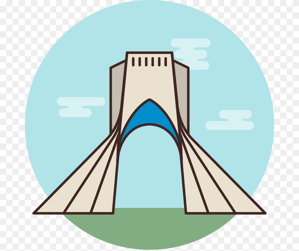 Tehran Icon, Arch, Architecture, Bridge, Suspension Bridge Png