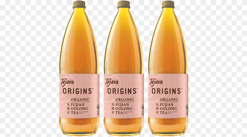 Tejava Origins Fujian Oolong Tea 3 Pack Glass Tejava Origins Hojicha, Beverage, Juice, Bottle, Alcohol Free Png Download