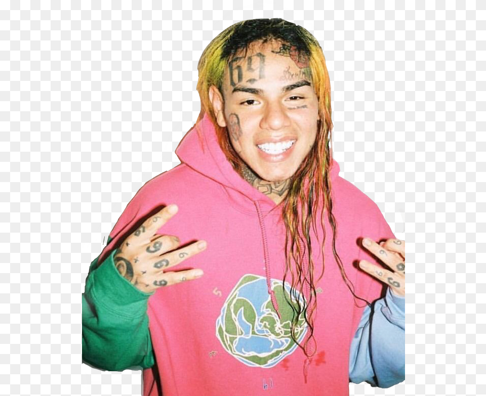 Tekashi6ix9ine Tekashi Freetoedit 6ix9ine, Adult, T-shirt, Portrait, Photography Free Png