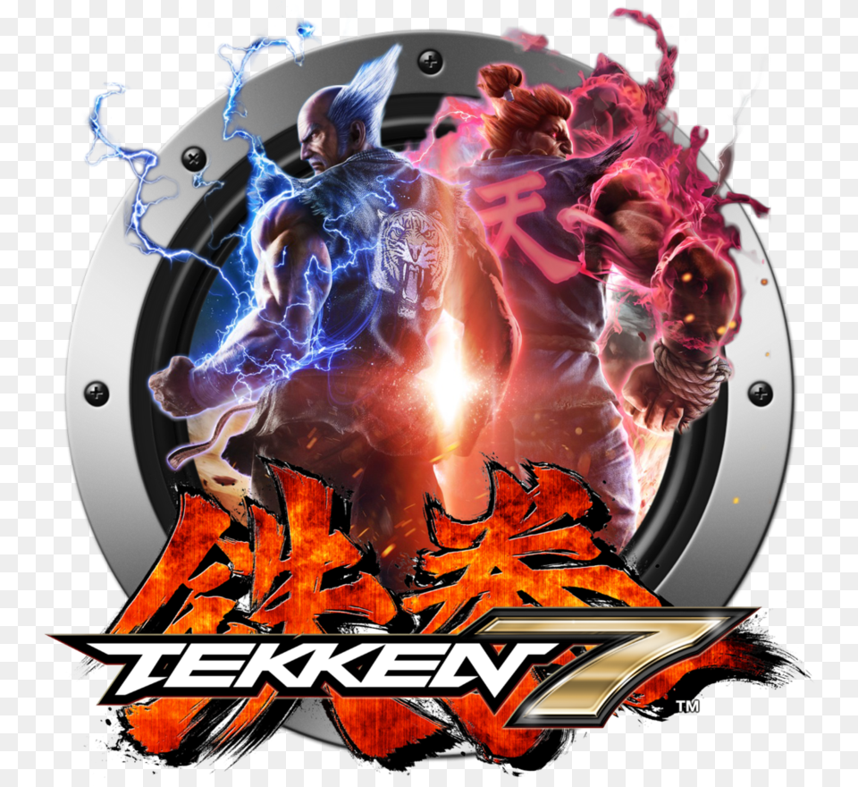 Tekken 7 Logo Tekken, Adult, Male, Man, Person Png