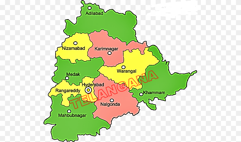 Telangana Map Hd Wallpapers Telangana State 10 Districts, Chart, Plot, Atlas, Tree Free Transparent Png