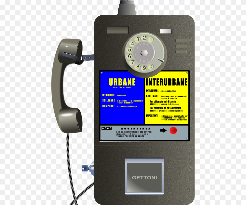 Telefono Pubblico Sip, Electronics, Phone, Dial Telephone, Gas Pump Png