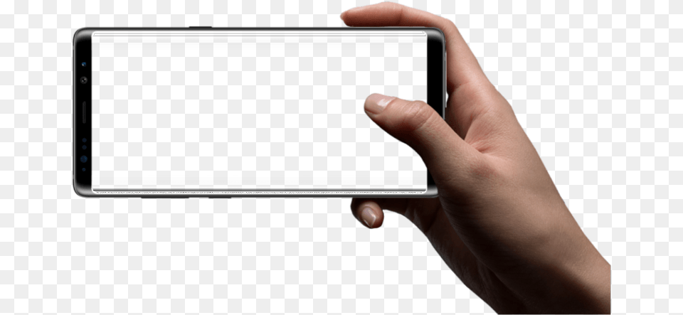 Telefono Telephone Tumblr Photo Samsung Galaxy Hands Holding Phone, Electronics, Mobile Phone, Body Part, Finger Free Png