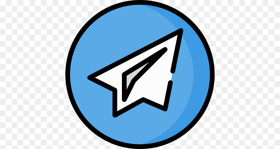 Telegram, Symbol, Disk, Weapon Png Image