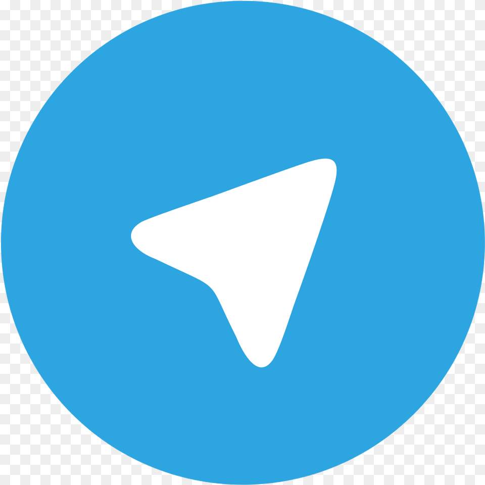 Telegram Icon Svg, Triangle, Disk Png Image